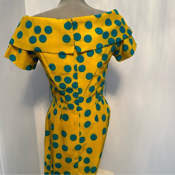 Scaasi Dress 100%silk - Picture 14 of 16